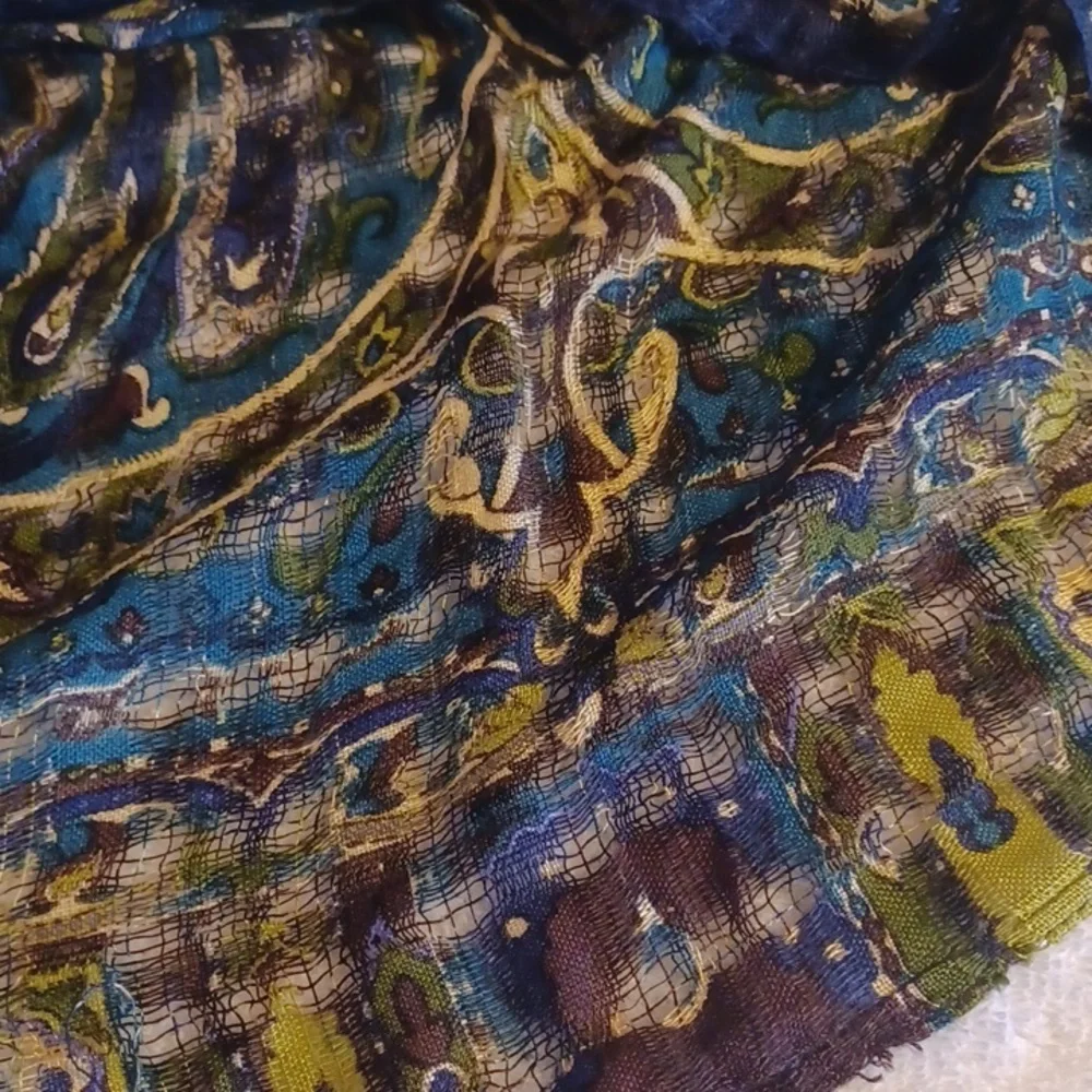 Van Heusen scarf 20x67 inches scarves blue and green